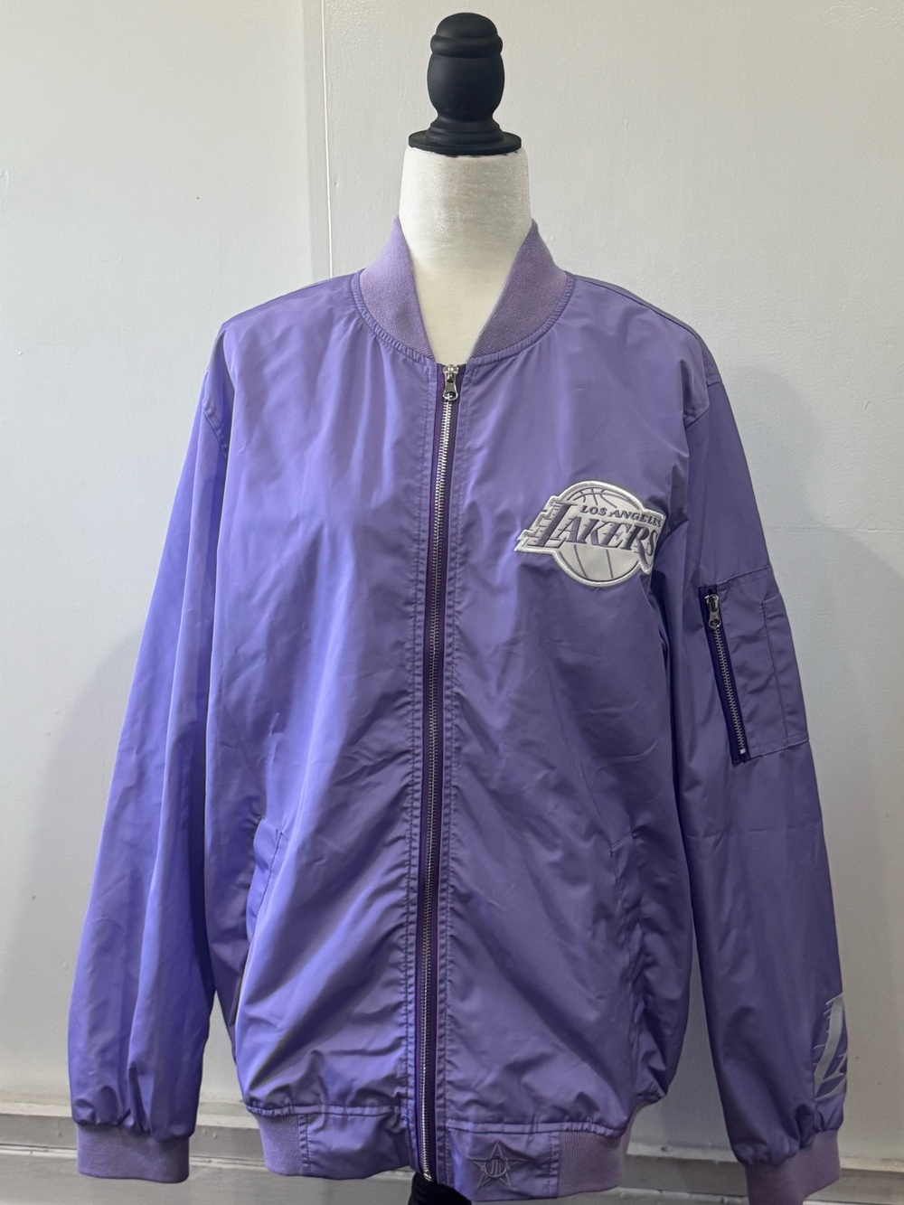 Los Angeles Lakers Purple Bomber Jacket